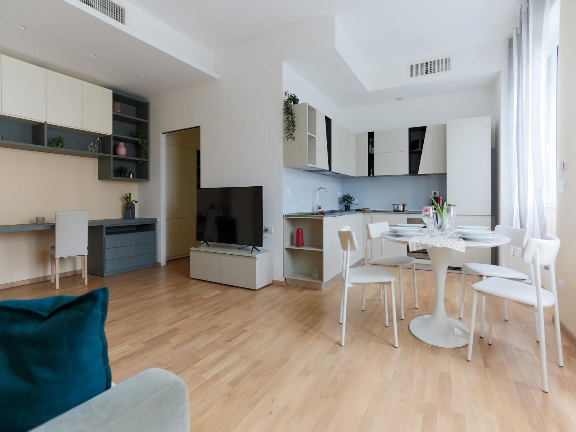The Best Rent - Bright One-Bedroom Apartment In Corso Vittorio Emanuele II Milánó Kültér fotó